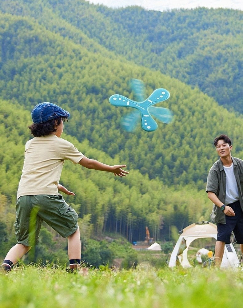 Soft EVA Three-Wing Return Boomerang