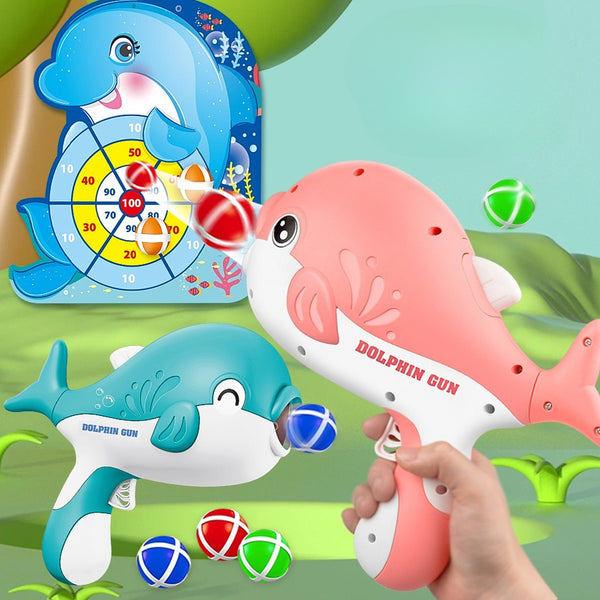 Dolphin Sticky Ball Launcher & Target Set