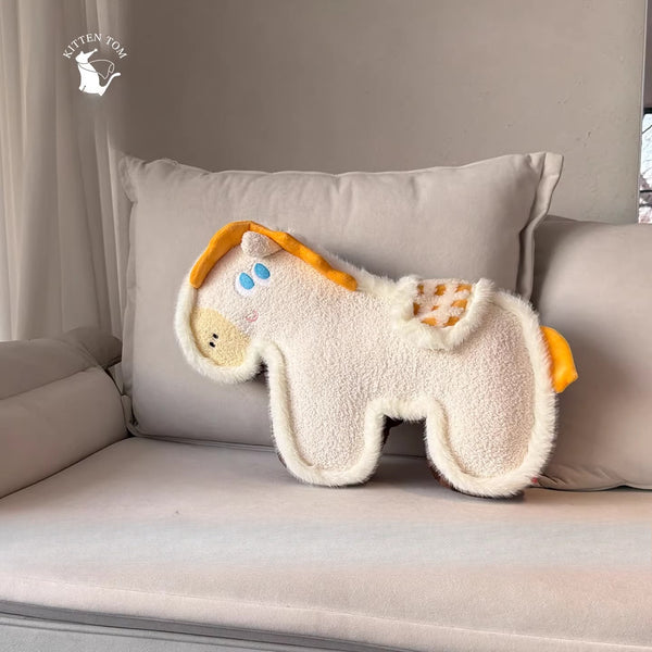 Little Fortune Horse Plush Cushion