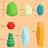 Nordic Wooden Stacking Stones – The 'Zen' Balance Set Fantastik Curios