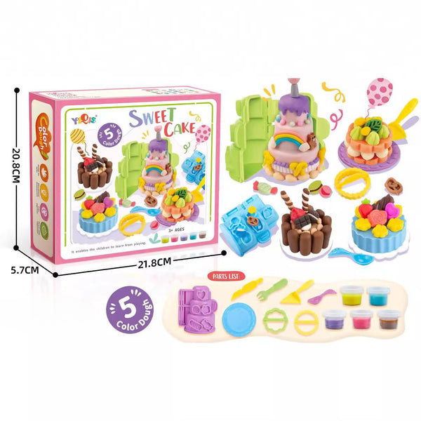 DIY Creative Cuisine Modeling Dough Sets – Sushi, Ice Cream & Sweet Cake Kits