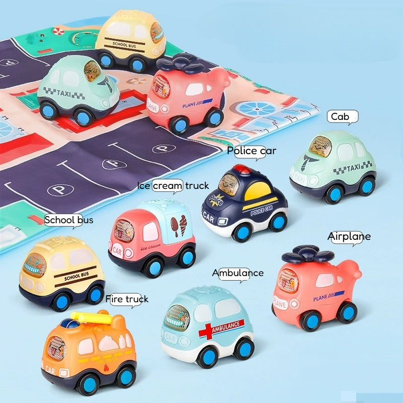 Inertia Toy Car Set - 7 Pieces