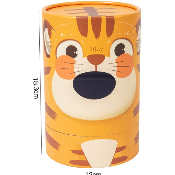 Wooden Tiger Feeding Game & Fine Motor Skill Set