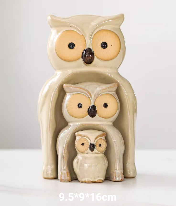 Nesting Frog Family Desktop Ornaments - Set of 3