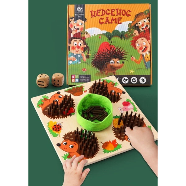 Hedgehog Peg Board Counting Game