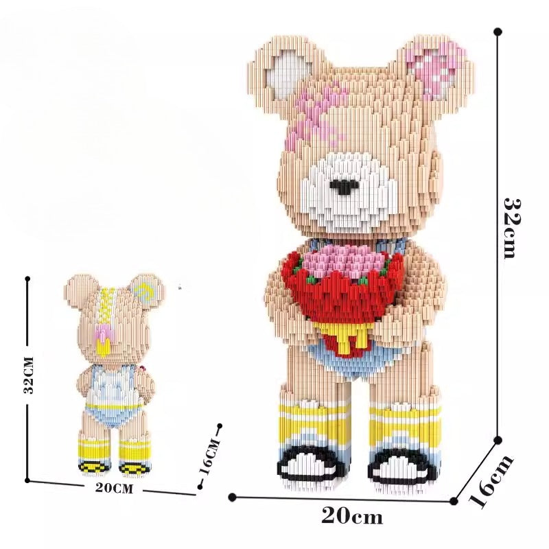 Large Bear Building Block Model (32cm)