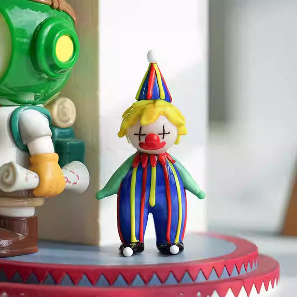 Handmade Glass Circus Clown Ornament