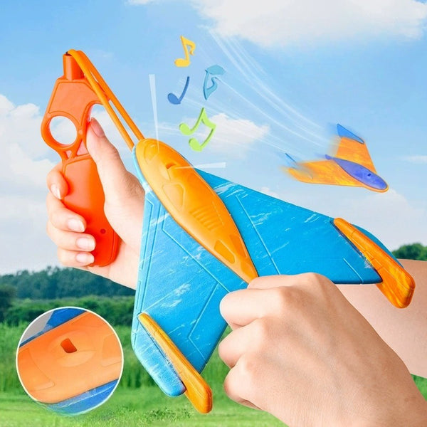 Catapult Foam Glider Plane with Flashing Lights