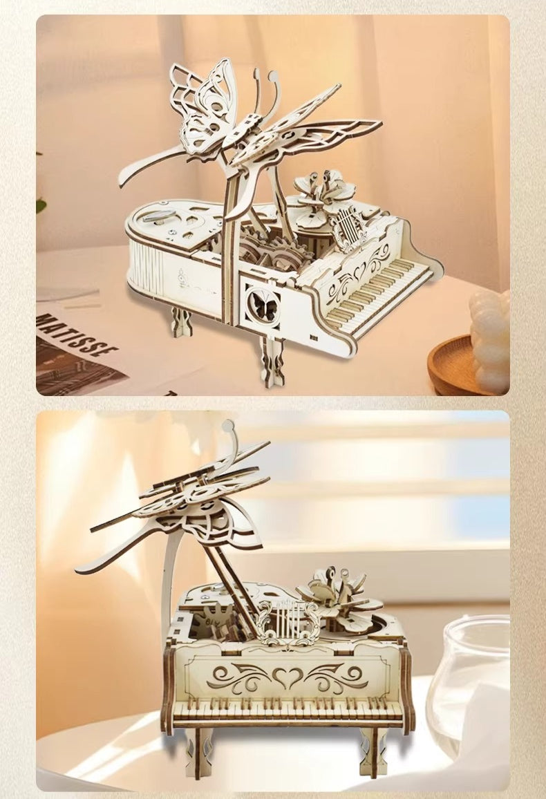 DIY Wooden Piano Music Box Kit