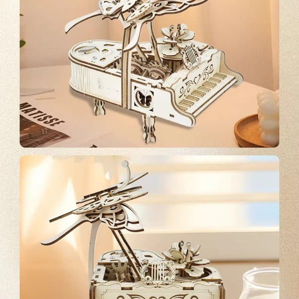 DIY Wooden Piano Music Box Kit
