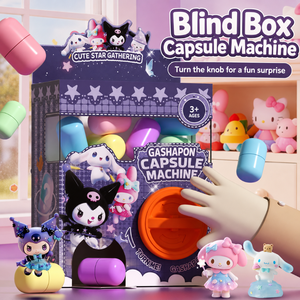 Sanrio Character Gashapon Machine: Twist for Surprise Eggs