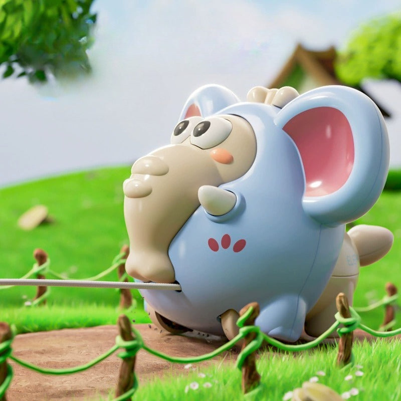 String Pull Elephant Toy