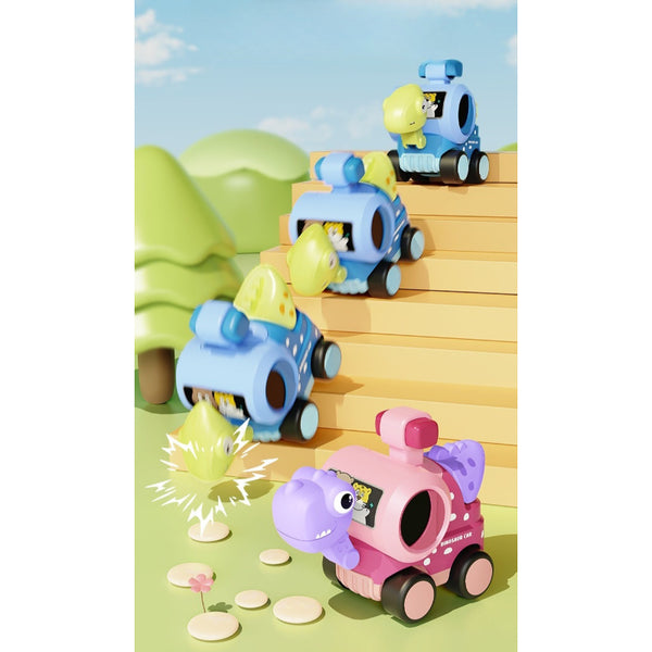 Dinosaur Press-and-Go Whistle Toy Car