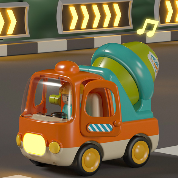 Goodway Cartoon Construction Vehicle with Lights and Sound