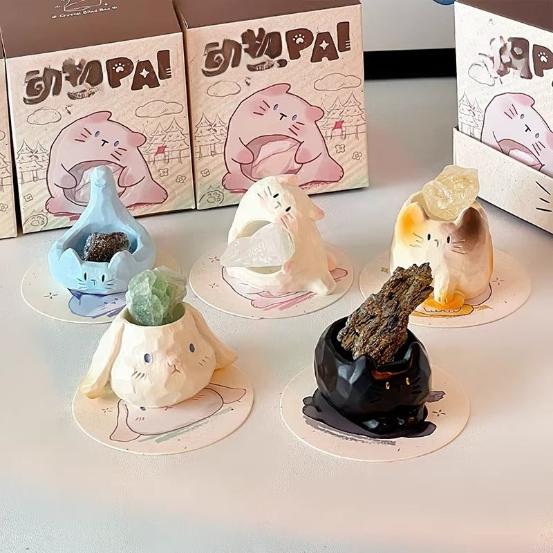 Animal Crystal Stone Aroma Diffuser Blind Box
