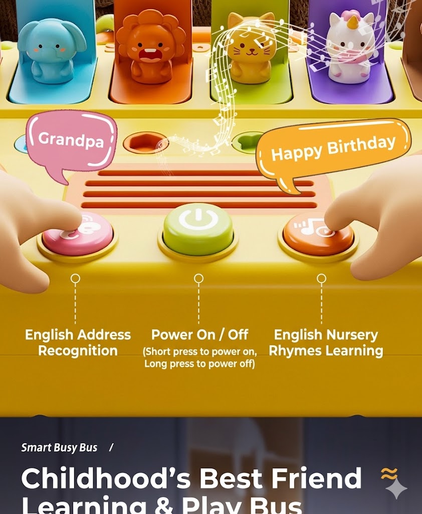 Interactive Learning Busy Bus