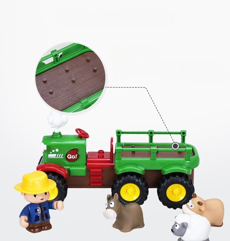 Remote Control Farmer Fun Truck with Animal Figures