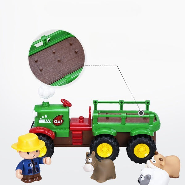 Remote Control Farmer Fun Truck with Animal Figures