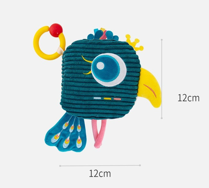 Multi-Sensory Animal Tail Soft Book for Babies