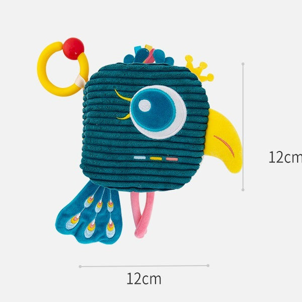 Multi-Sensory Animal Tail Soft Book for Babies