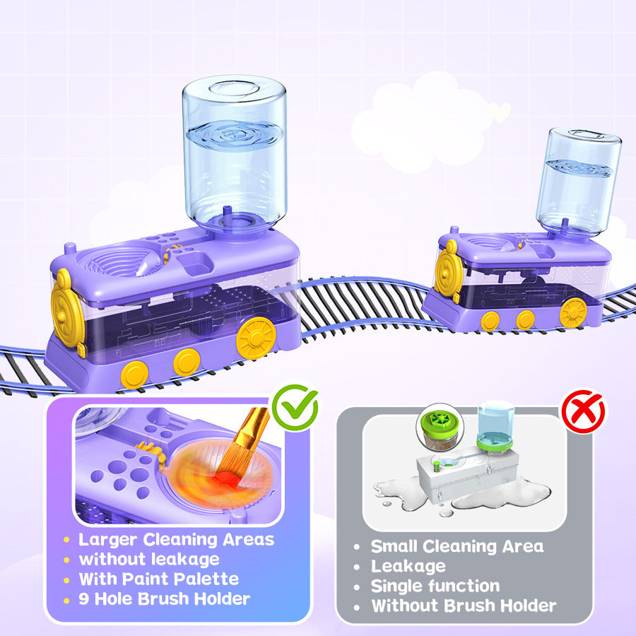 The Magic Water Cycle Brush Rinser | Mess-Free Paint Cleaner FantastiKurios