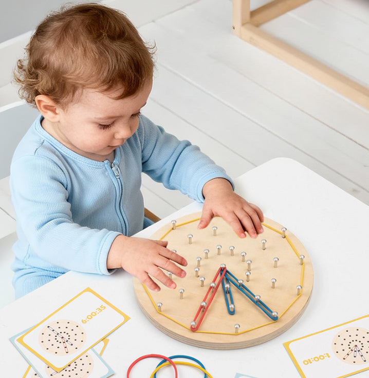 Geoboard Clock Learning Set