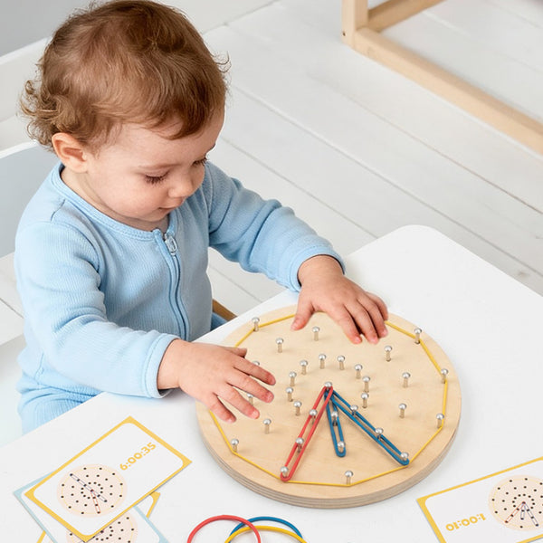 Geoboard Clock Learning Set