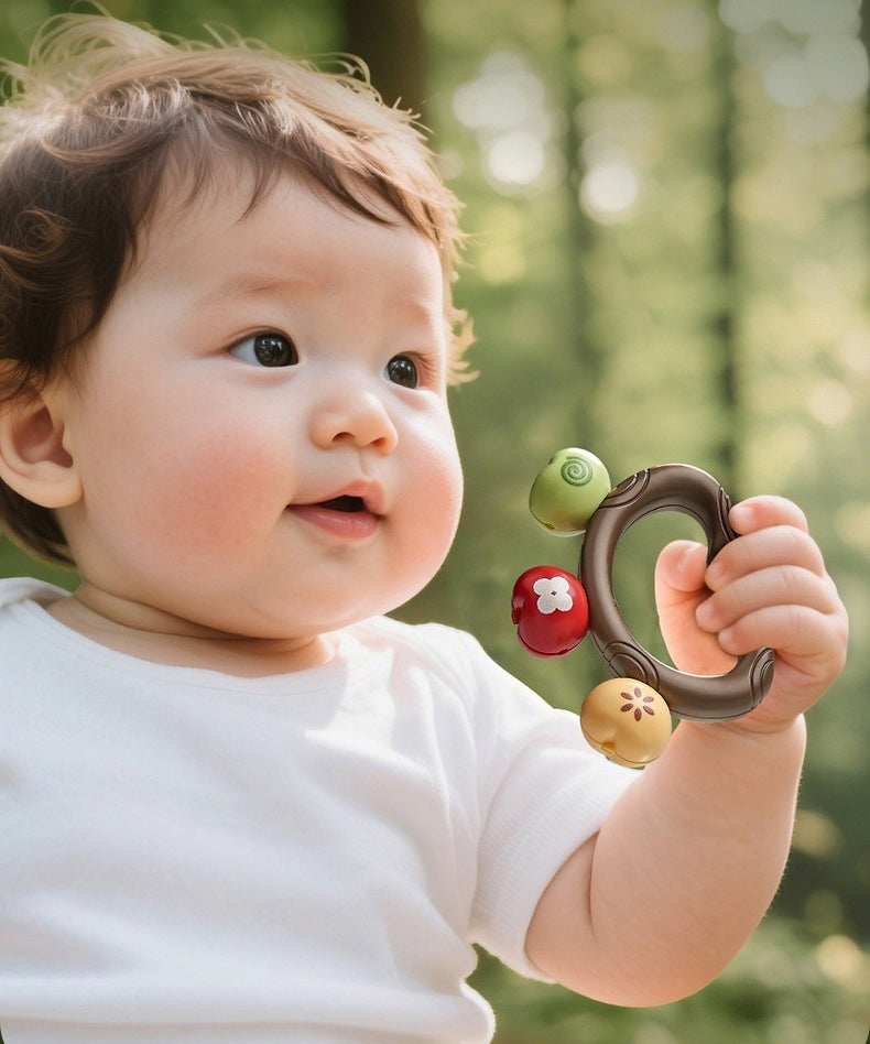 Apple Baby Rattle & Teether Gift Set (4 Pieces)