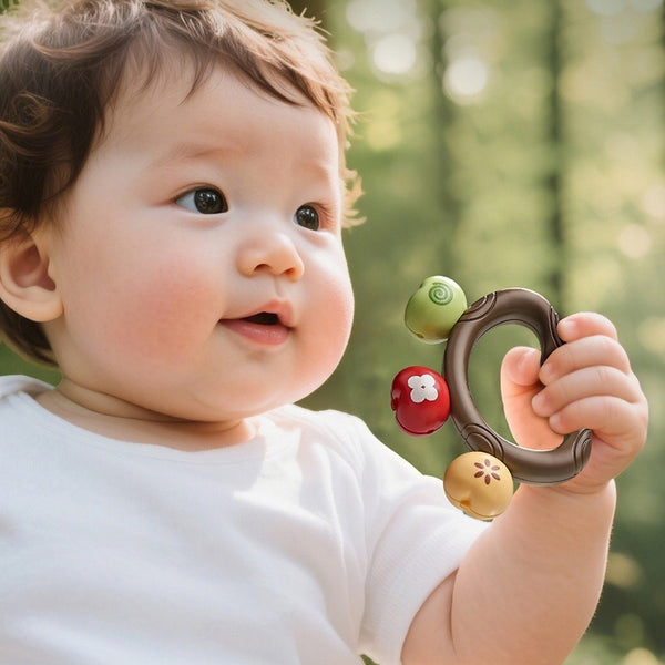 Apple Baby Rattle & Teether Gift Set (4 Pieces)