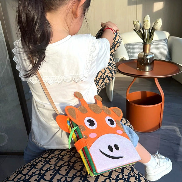 Felt Giraffe Busy Board Activity Book