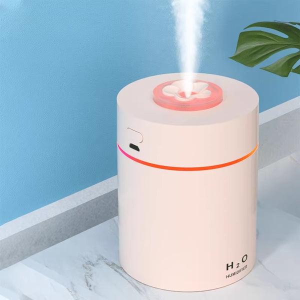 Compact Desktop Humidifier with Gradient Night Light