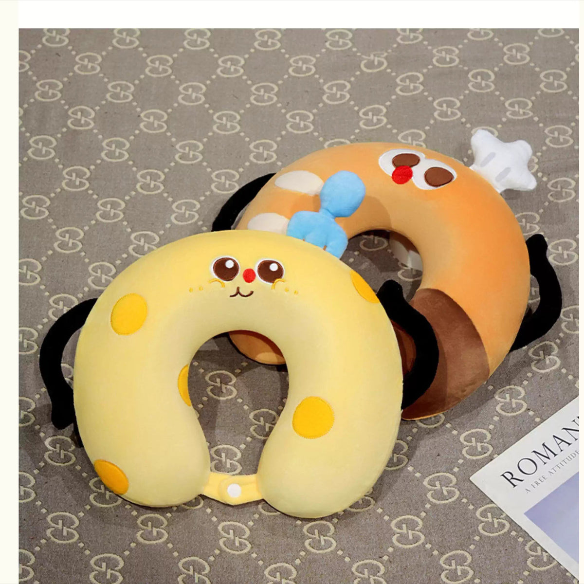 Soft Plush Food-Themed Neck Pillow
