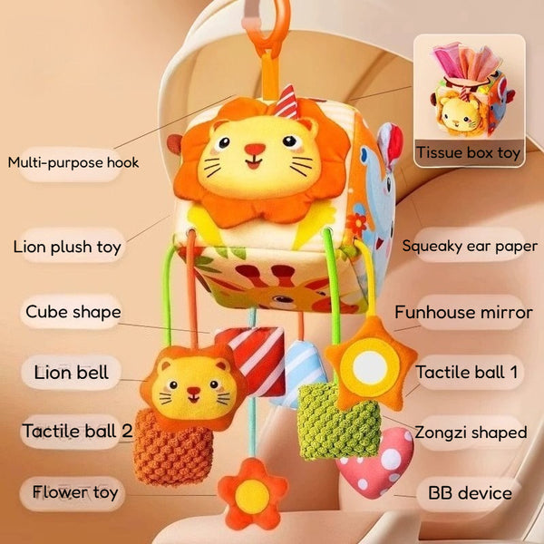 Tissue Box Activity Stroller Toy
