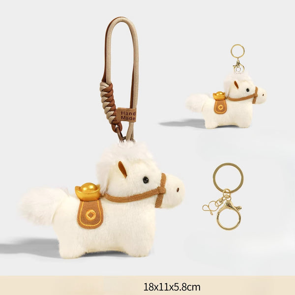 Plush Pony Bag Charm and Keychain