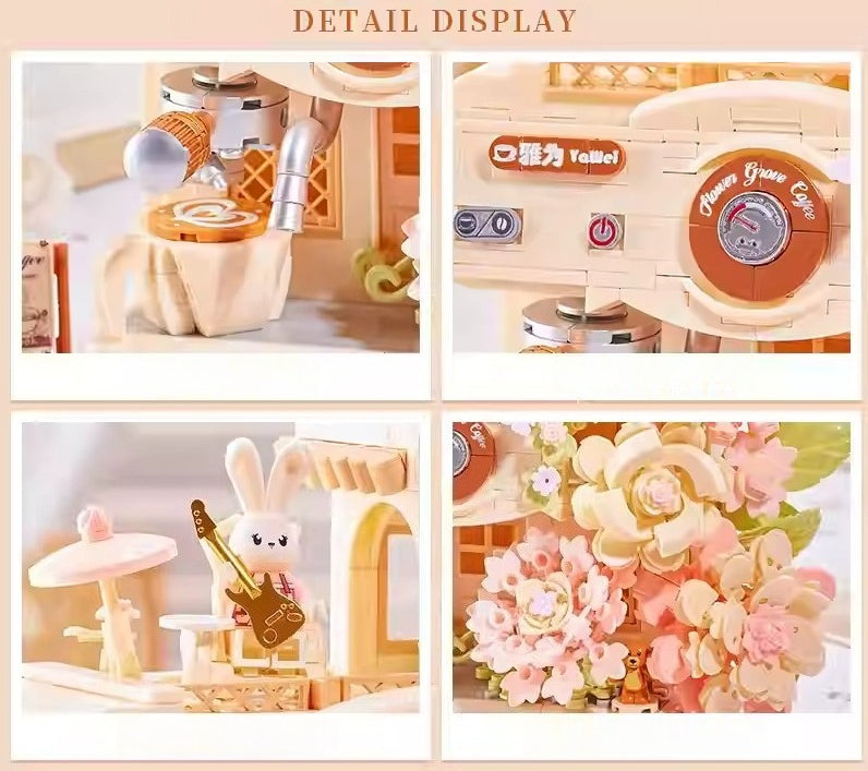 Island Light Coffee House 3D Building Set