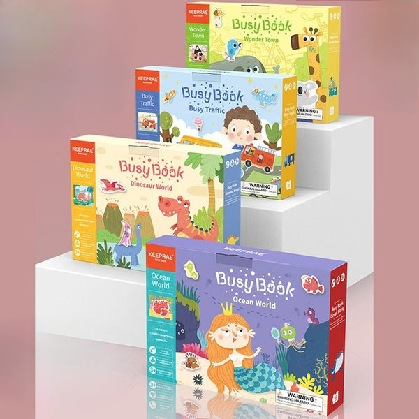 My First Busy Book – Reusable Sticker & Activity Binder