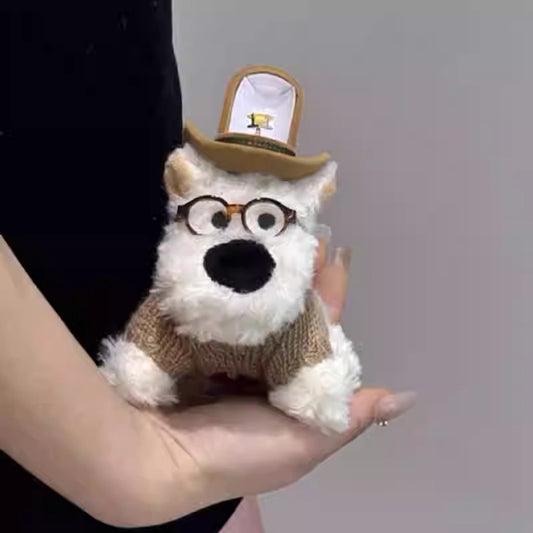Plush Westie Dog Ring Box
