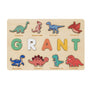 Custom Dinosaur Wooden Name Puzzle