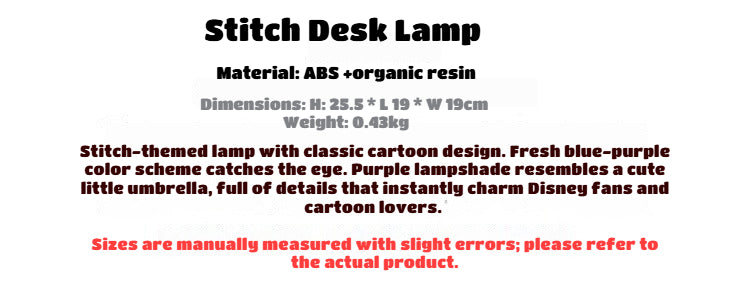 Stitch Character Resin Desk Lamp