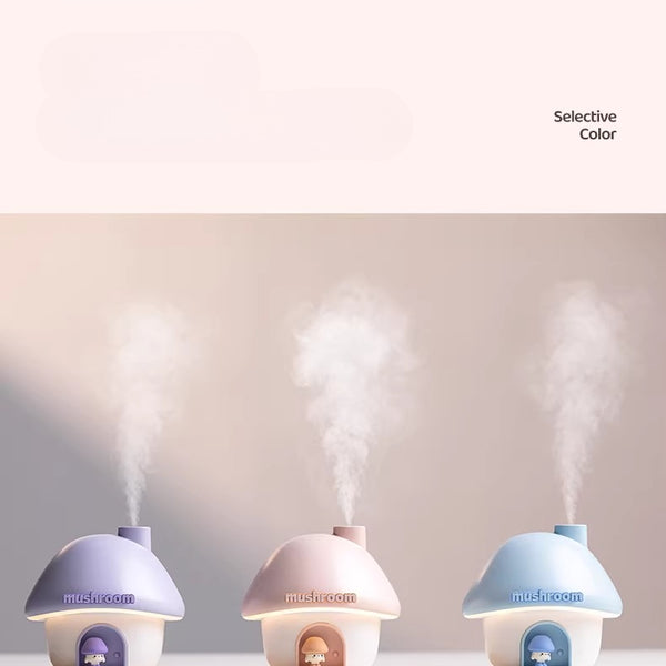 Mushroom House Humidifier and Sunset Night Light