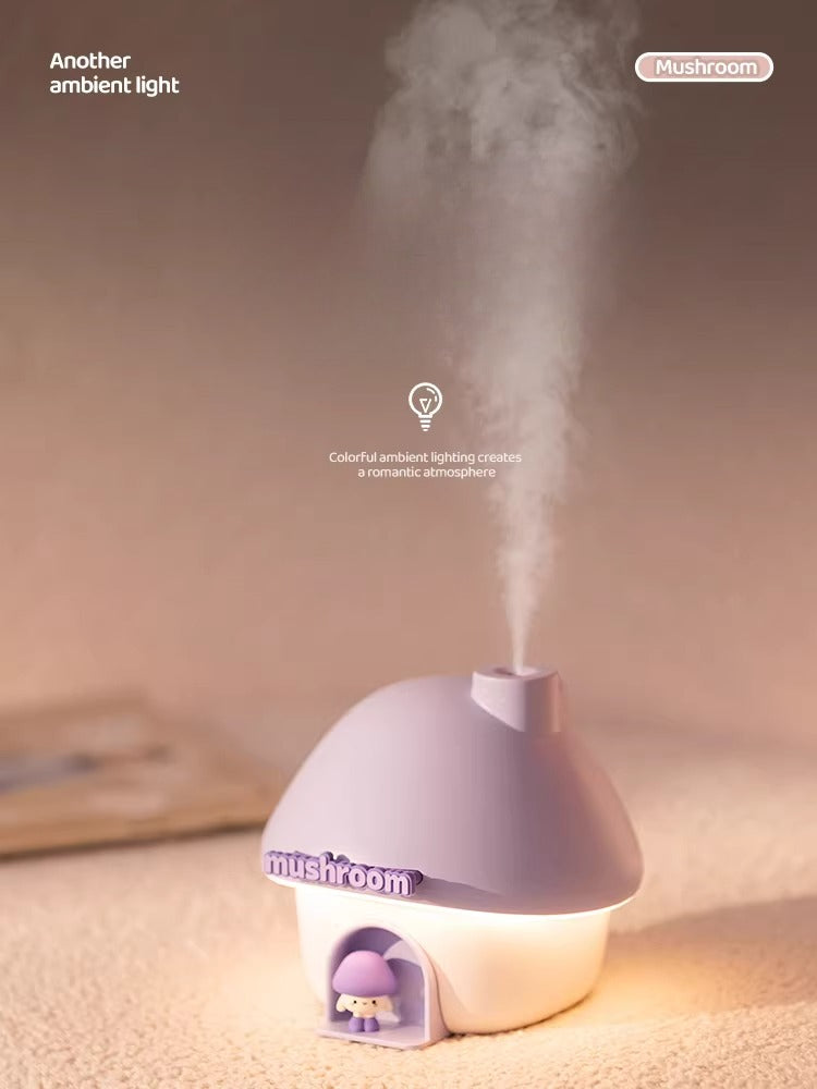 Mushroom House Humidifier and Sunset Night Light