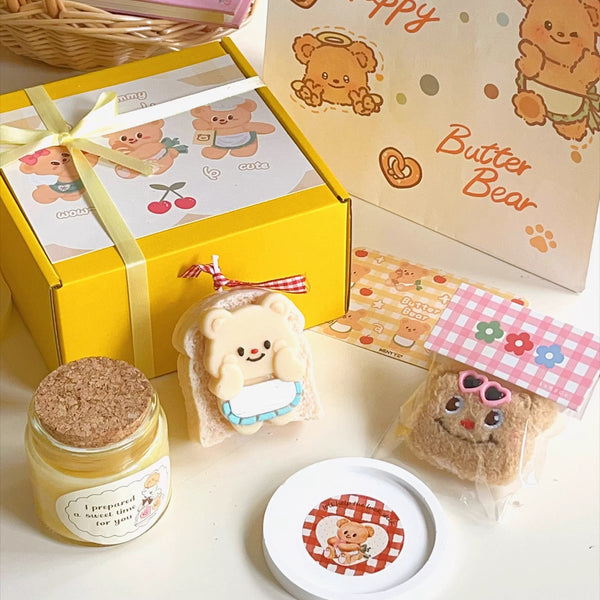 Butter Bear and Jam Jar Scented Candle Gift Set