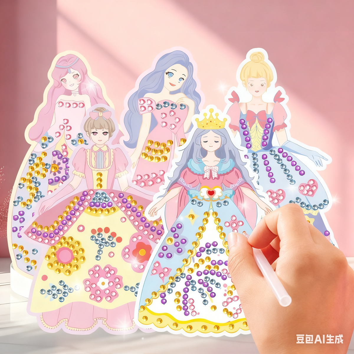 The Ultimate Princess Craft Handbag: 4-in-1 Travel Art Kit