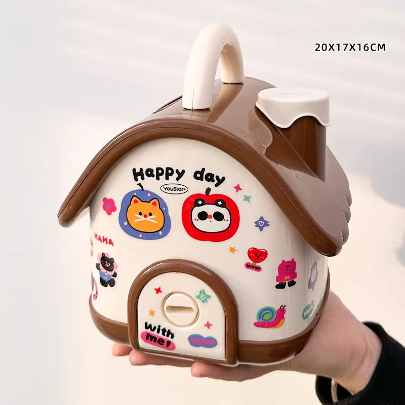 Whimsical Cottage Money Bank