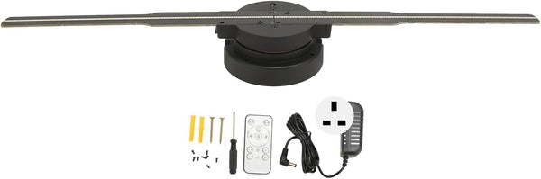 3D Hologram Fan 16.5 Inch– 244-LED Floating Visual Display for Home Decor & Unique Gifting