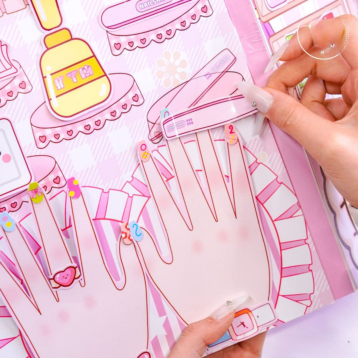 Handmade Nail Art Quiet Book Craft Kit