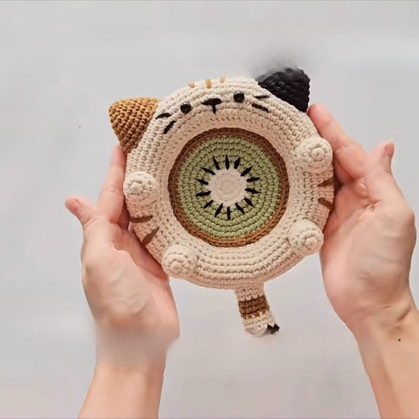 Animal Hugging Coaster DIY Crochet Kit