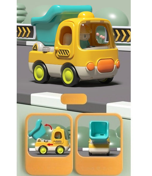Goodway Cartoon Construction Vehicle with Lights and Sound