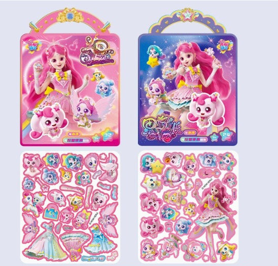 Catch! Teenieping Reusable Jelly Sticker Book