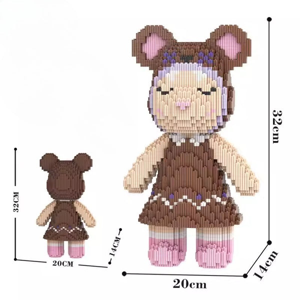 Large Bear Building Block Model (32cm)